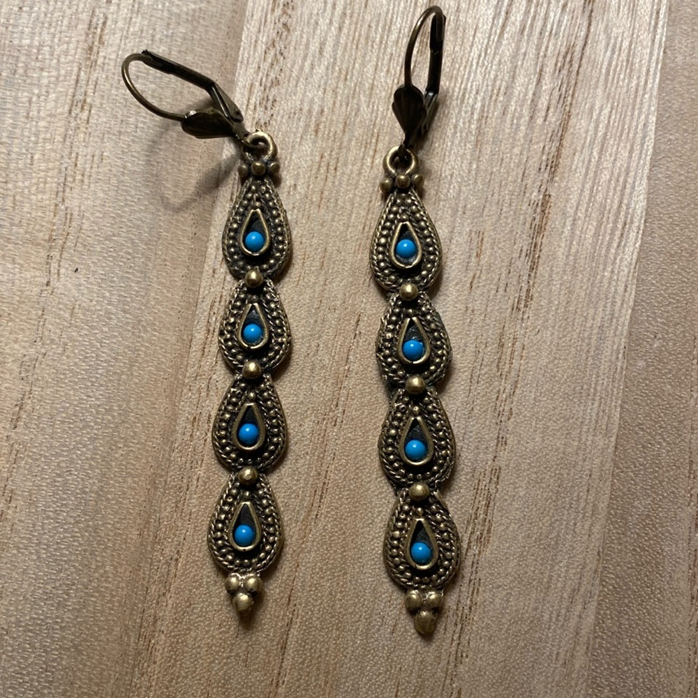 Silver earrings